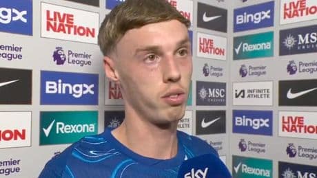 Sky Sports apologise after Cole Palmer swears in response to question about Chelsea form