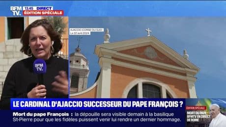 Prochain pape: la Corse a son favori, l'évêque d'Ajaccio François-Xavier Bustillo