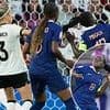 Germany star sent off for brutally pulling player's hair at Euro 2025 in bizarre incident that saw her give away a penalty