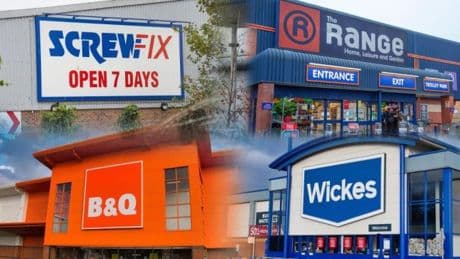 B&Q, Homebase, Wickes, and ScrewFix opening times for early May bank holiday 2025 weekend