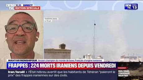 Conflit Iran-Israël: "Quand (l'ayatollah) Khamenei se fera tuer, ce sera une fête", assure Mahyar Monshipour (ancien boxeur d'origine iranienne)