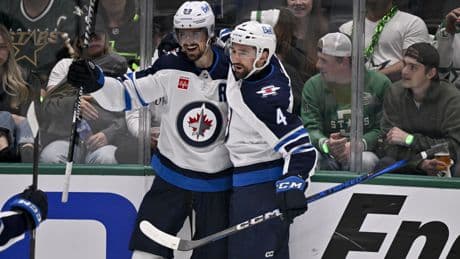 Jets’ Mark Scheifele scores goal day after father’s sudden death in emotional playoff moment