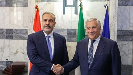 Bakan Fidan İtalyan mevkidaşıyla bir araya geldi