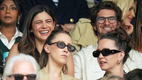 Photos show celebrities as they attend Wimbledon