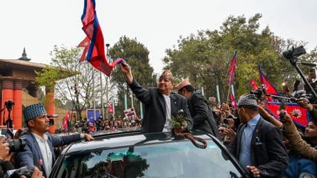 Nepal mist zijn koning nu problemen niet worden opgelost
