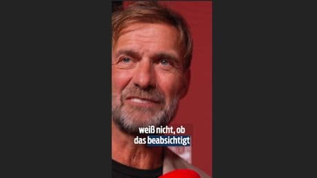Beim Sport BILD-Award - Klopp witzelt über Leipzig-Klatsche