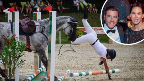 Ihr Schimmel bockte plötzlich - Benko-Ehefrau macht Abflug vom Pferd