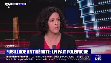 Fusillade à Washington: "La manière dont c'est instrumentalisé, c'est insupportable", fustige Manon Aubry (LFI)