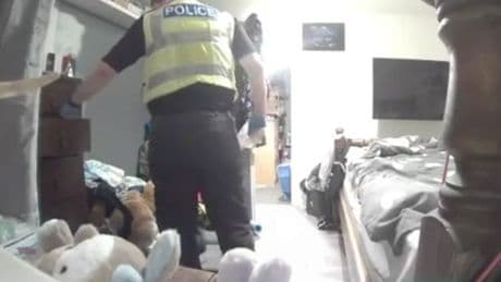Shock moment police officer steals woman's underwear in home search caught on camera