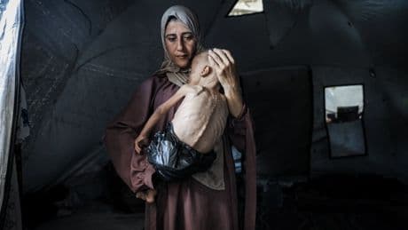Trump says Gaza children ‘look very hungry’ after Israel denies any starvation