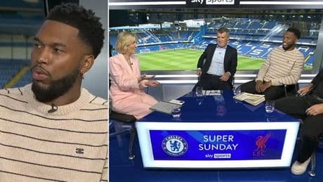 Daniel Sturridge left stunned as fire alarm interrupts live Sky Sports broadcast ahead of Chelsea vs Liverpool - with Kelly Cates forced to step in