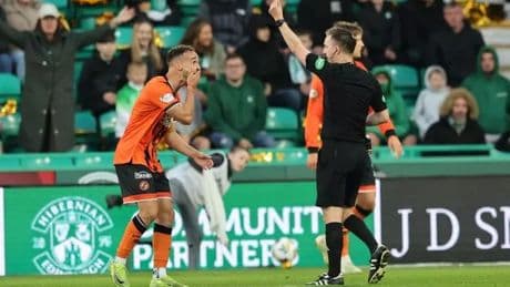 Dundee Utd appeal Vicko Sevelj red card as Dundee follow suit with Yan Dhanda