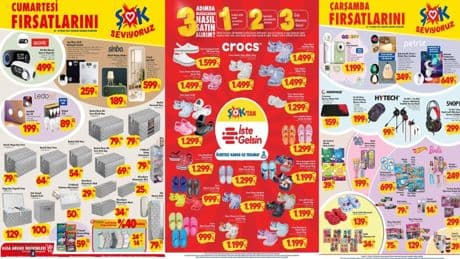 ŞOK 26-29 Nisan aktüel kataloğu: Abajur, ışıklı raf, hurç çeşitleri, baskül ve dolap düzenleyici geliyor