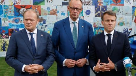 À Chisinau, Macron, Merz et Tusk réaffirment leur « soutien déterminé » à la Moldavie face à Moscou