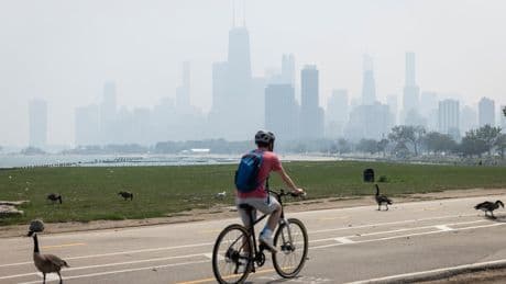 Smoke from Canadian wildfires brings unhealthy air to large swaths of the Midwest