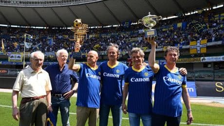 Verona, uno scudetto irripetibile. Quarant’anni fa il trionfo storico