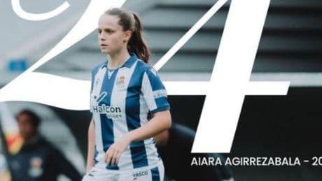 Golpe sobre la mesa del Femenino txuri-urdin