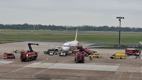Plötzlich war Dampf an Bord - Malle-Flieger muss nach Bremen umkehren