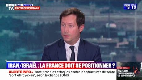 Conflit Iran/Israël: "Le régime iranien menace nos pays", réagit  François-Xavier Bellamy (LR)