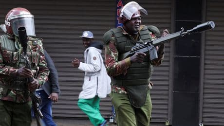 Kenia: Schläger gegen Demonstranten [Online-Abo]
