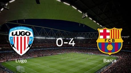 El Barcelona B se lleva los tres puntos a casa tras golear al Lugo (0-4)