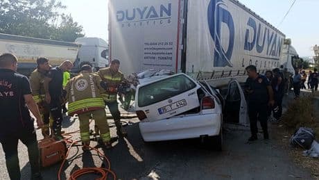 Manisa'da korkunç kaza! 2 kardeş can verdi