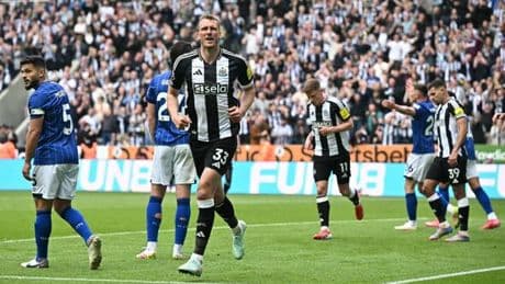 Ipswich Town relegated by Newcastle as 2025-26 Premier League takes shape
