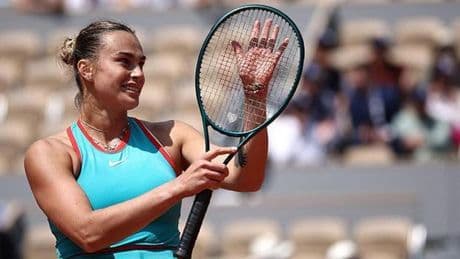 Fransa Açık'ta Aryna Sabalenka yarı finale yükseldi