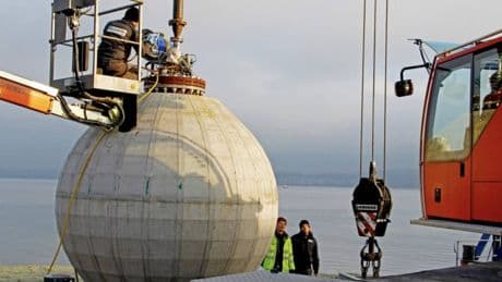 Alemania tira esferas de hormigón al mar y resuelve varios grandes problemas de las renovables