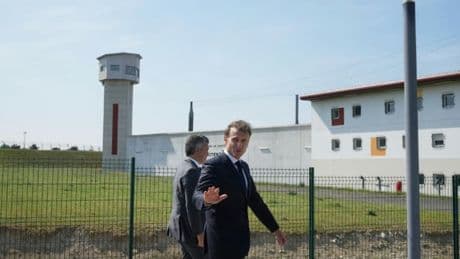 Pas-de-Calais: Emmanuel Macron a visité la prison de haute sécurité de Vendin-le-Vieil