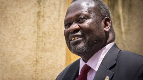 South Sudan No. 2 Riek Machar faces treason charges