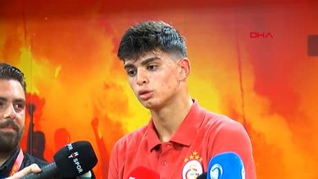 Galatasaray'ın genç stoperi Arda Ünyay: Takımdaki oyuncularla oyun konsollarında oynuyordum