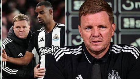 CRAIG HOPE: I was there as Eddie Howe swapped his cap for a crash helmet (again!)... and saw a man willing to offer Alexander Isak a way back at Newcastle