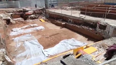 Las obras del metro de Málaga sacan a la luz nuevos enterramientos romanos