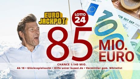 Eurojackpot steigt weiter: Jetzt winken sogar 85 Millionen im Jackpot