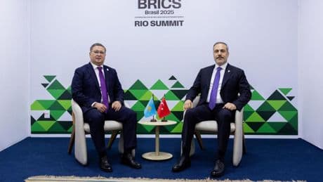 Dışişleri Bakanı Fidan, Kazak mevkidaşı Nurtleu ile görüştü