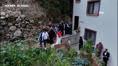 Kanlı gelin alma töreninin görüntüleri ortaya çıktı: Polis ve babası rastgele ateş açmış