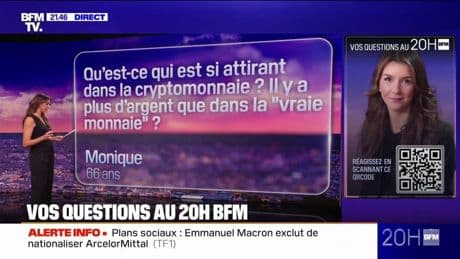 VOS QUESTIONS AU 20H BFM - Qu'est-ce qui est si attirant dans la cryptomonnaie ?