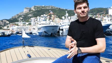 Max Verstappen’s £12million ‘Unleash the Lion’ super yacht with its own beach club turns heads at Monaco Grand Prix