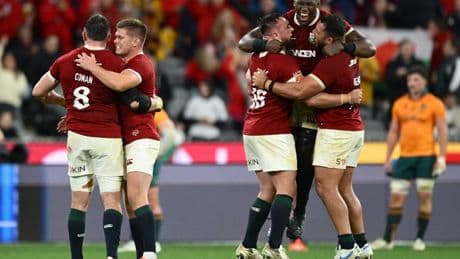 Lions roar to series victory over Australia after dramatic win in second Test epic
