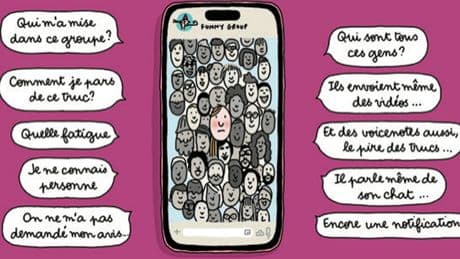 Les groupes WhatsApp, c’est l’enfer !