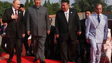 Putin meets North Korea's Kim in Beijing