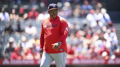 Martinez ejected after a replay review goes against Nationals
