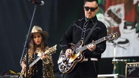 La olímpica Sweet Marta y el competitivo Al Dual alegrando la mañana del Bilbao Blues Festival