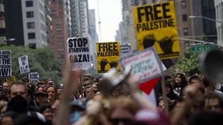 Plusieurs mobilisations à travers le monde condamnent la politique de famine d’Israël à Gaza.