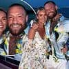 Conor McGregor and fiancée Dee Devlin look loved up as they enjoy a romantic child free dinner date during their lavish holiday - amid 'cheating' scandal and 'nudes' claims