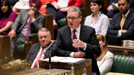 Keir Starmer has savage dig at absent Nigel Farage during EU reset speech - watch live