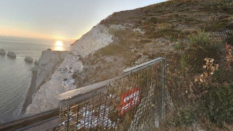 Two dead as car plunges 300ft off cliff in beauty spot horror