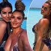 Joy Taylor rallies around family in the Bahamas and posts sultry vacation pictures after shock Fox Sports exit