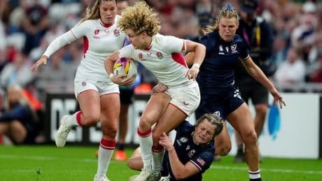 Coupe du monde féminine de rugby : sans trembler, l’Angleterre étrille les États-Unis pour lancer son Mondial